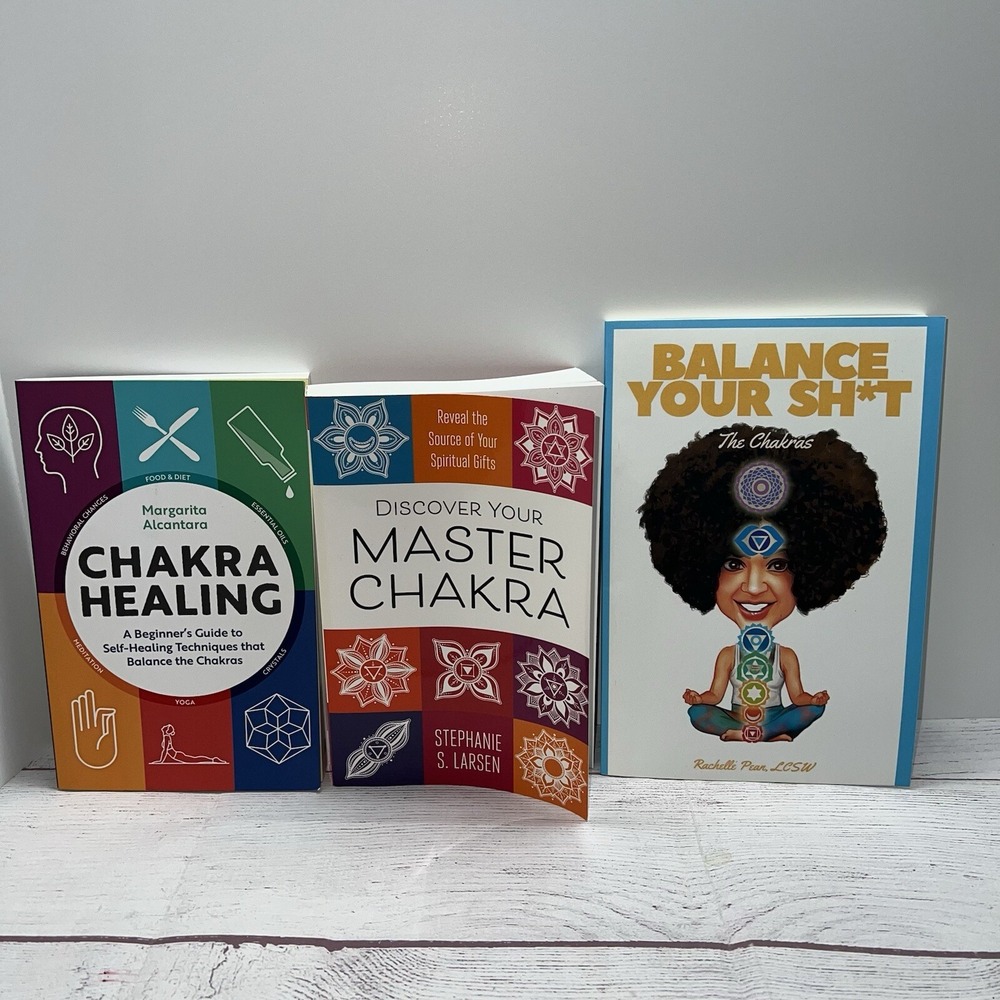 Lot 3 Chakra Books: Chakra Healing Discover Your Master Chakra Balance Your Sh*t